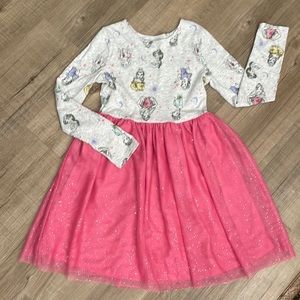 Disney Jumping Beans long Sleeved Princess Dress Casual Size 8